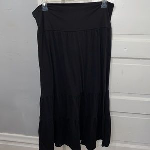 Jasmine Black Maxi Skirt